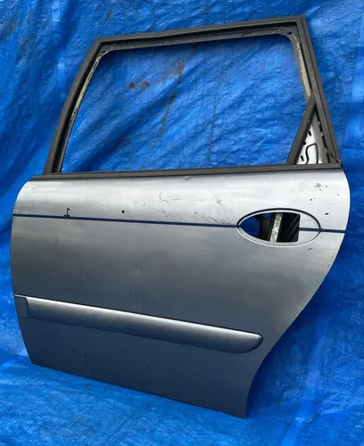 Porta Traseira Esquerda C5 Sedan 2000 Á 2005 Traseira Esquerdo Prateado