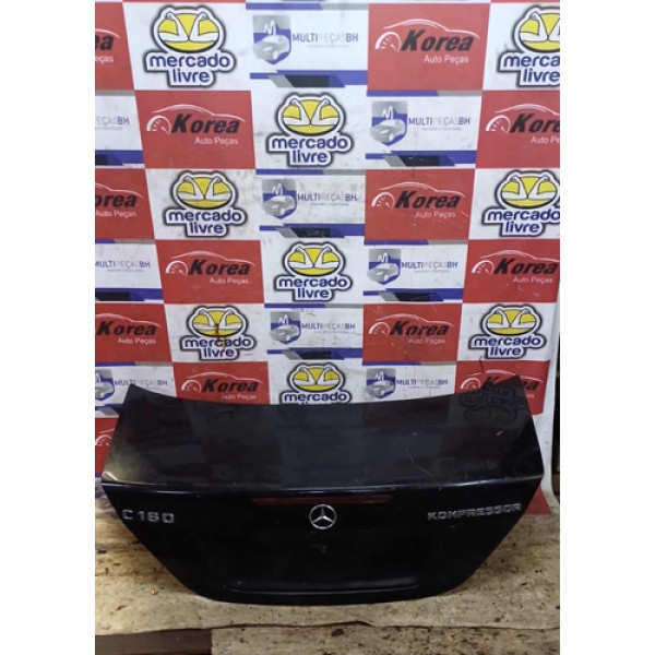 Tampa Traseira Mercedes C180 2001 / 2006 Preto