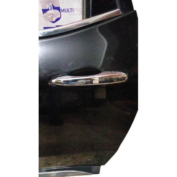 Maçaneta Externa Porta Traseira Esquerda Fiat Toro Diesel Prata Traseira