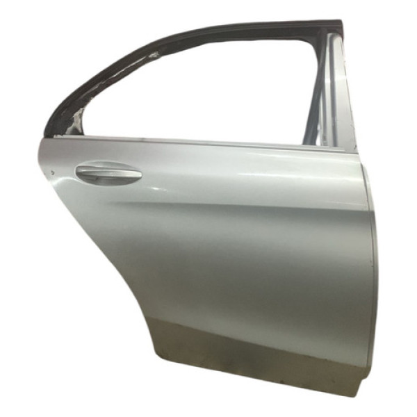 Porta Traseira Direita (blindada) Mercedes C180 2015/2020 Traseira Direito Prateado