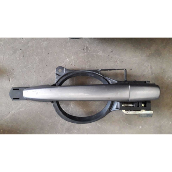Maçaneta Externa Dianteira Direita Mitsubishi Lancer 11/17 Prata/cinza Metálico Dianteira
