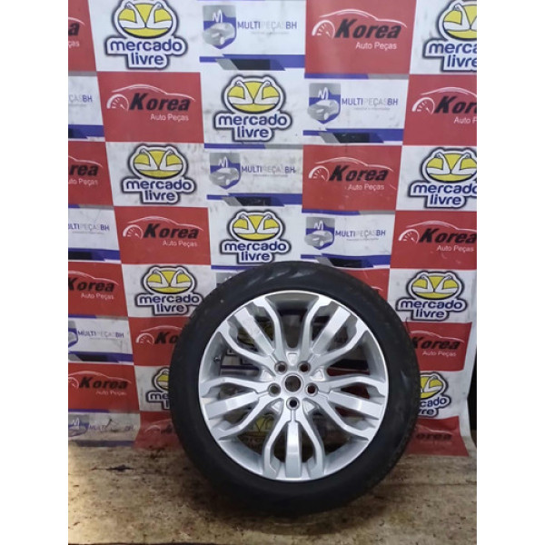 Roda 21 C/ Pneu Ranger Rover Sport Prateado