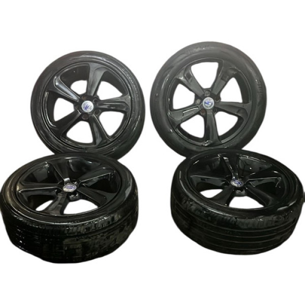 Jogo Rodas 17 C/ Pneus Volvo V40 2013/2021 Preto