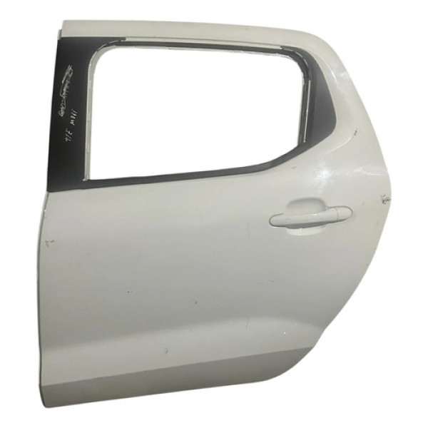 Porta Traseira Esquerda Fiat Strada 2021/23 Traseira Esquerda Branco