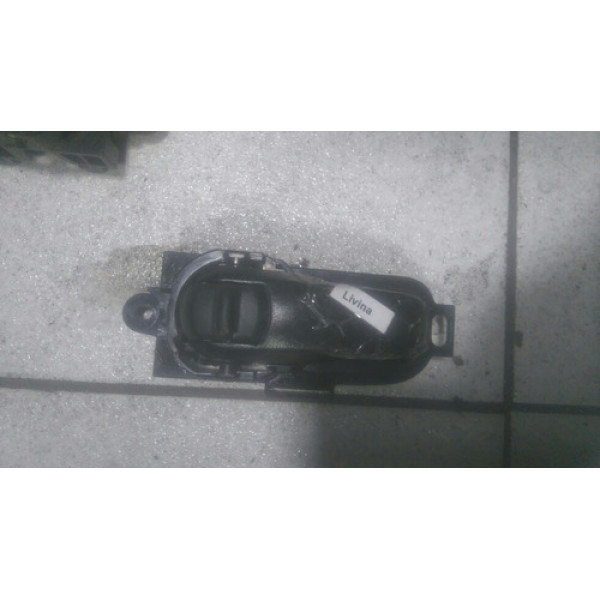 Maçaneta Interna Dianteira Direita Nissan Tiida/livina Preto Dianteira