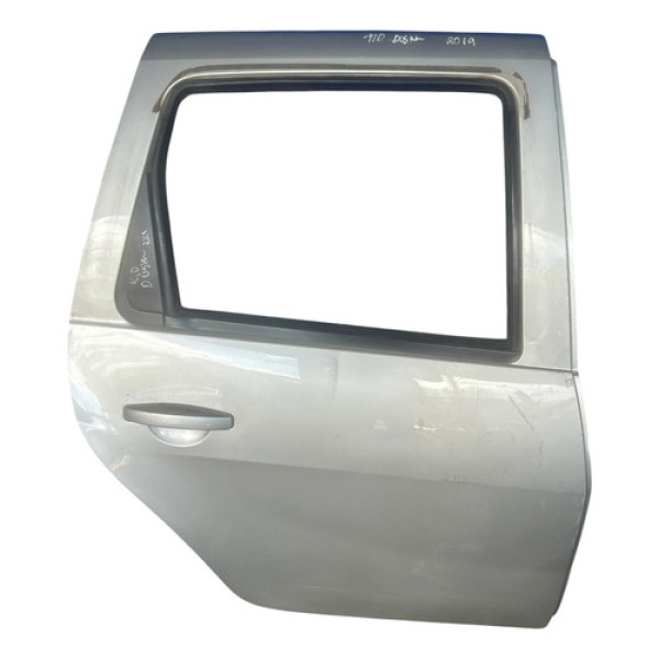 Porta Traseira Direita Renault Duster 2011 / 2015 Traseira Direito Prateado