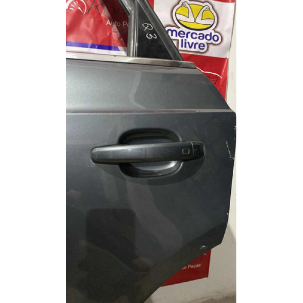 Maçaneta Externa Traseira Esquerda Audi Q3 2015 Grafite/cinza Escuro Traseira