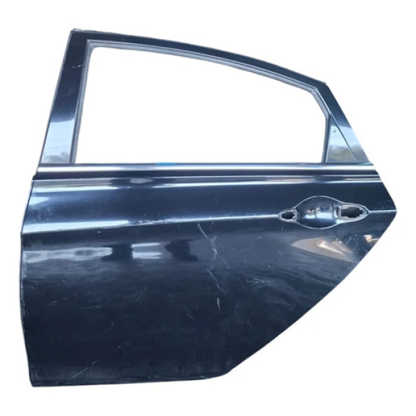 Porta Traseira Esquerda Hyundai Sonata 2012 Preto