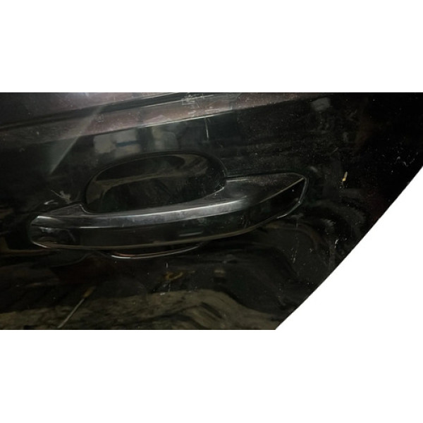 Maçaneta Externa Porta Traseira Esquerda Audi A4 2017/20 Preto Traseira