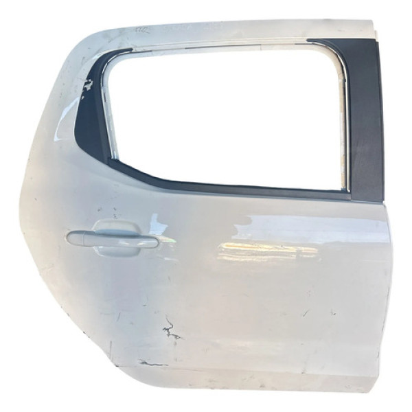 Porta Traseira Direita Fiat Strada 2021/23 Traseira Direita Branca