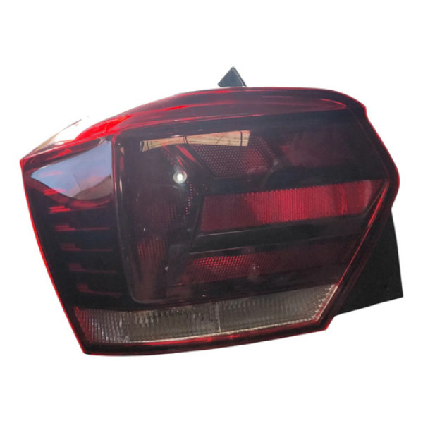 Lanterna Traseira Lado Esquerdo Polo 2018/22 Esquerdo/motorista Vermelho