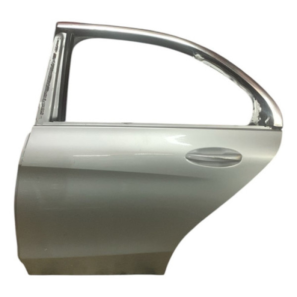 Porta Traseira Esquerda (blindada ) Mercedes C180 2015/2020 Traseira Esquerdo Prateado