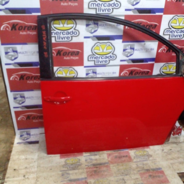 Porta Dianteira Direita Vw New Beetle Vermelho