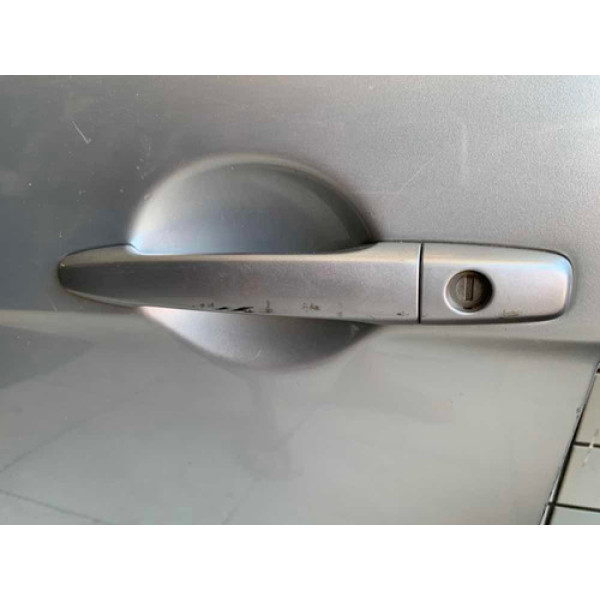 Maçaneta Externa Dianteira Esquerda Mitsubishi Lancer 2012 Prata/prateado Dianteira