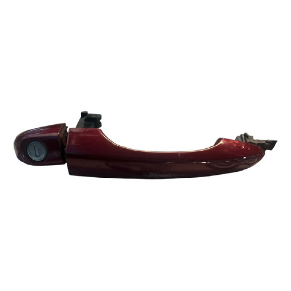 Maçaneta Externa Porta Dianteira Esquerda Fiat Toro 16/25 Vermelho Dianteira