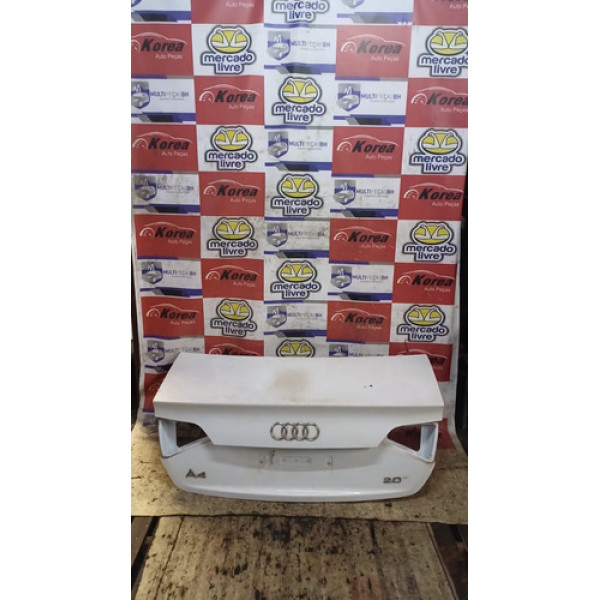 Tampa Traseira Audi A4 2009 / 2013 Branco