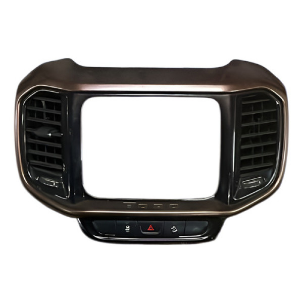 Moldura Multimídia Fiat Toro Marrom