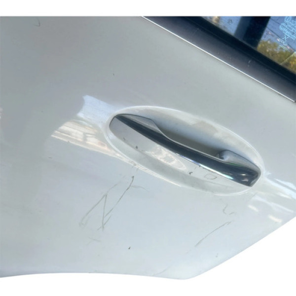 Maçaneta Externa Traseira Esquerda Mercedes C180 2015 Prateado Traseira