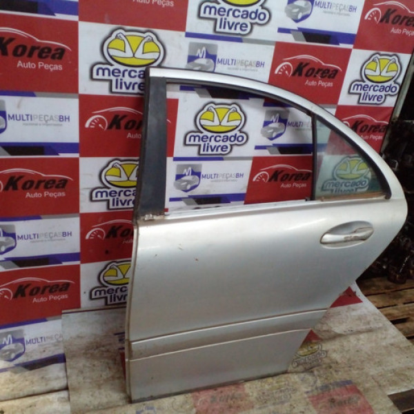 Porta Traseira Esquerda Mercedes C180 2001 Prateado
