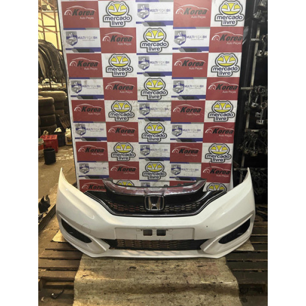 Parachoque Dianteiro Completo Honda Fit 2018 / 2021 Branco