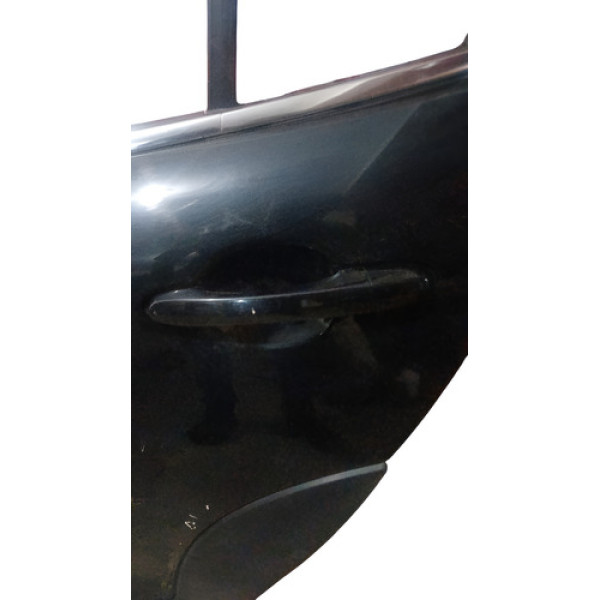 Maçaneta Externa Porta Traseira Esquerda Fiat Fastback Preto Traseira