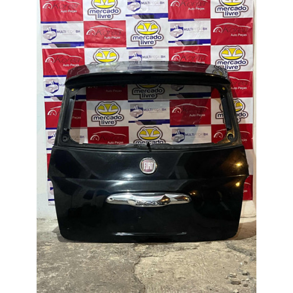 Tampa Traseira Fiat 500 2010/2017 Preto