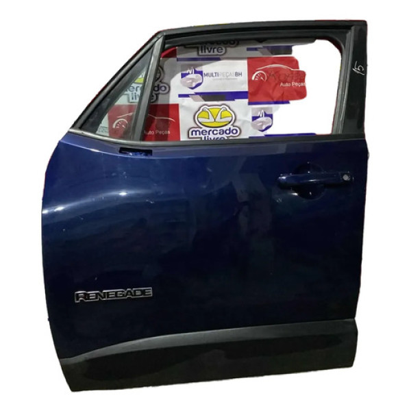 Porta Dianteira Esquerda Jeep Renegade 2020 Dianteira Esquerdo Azul