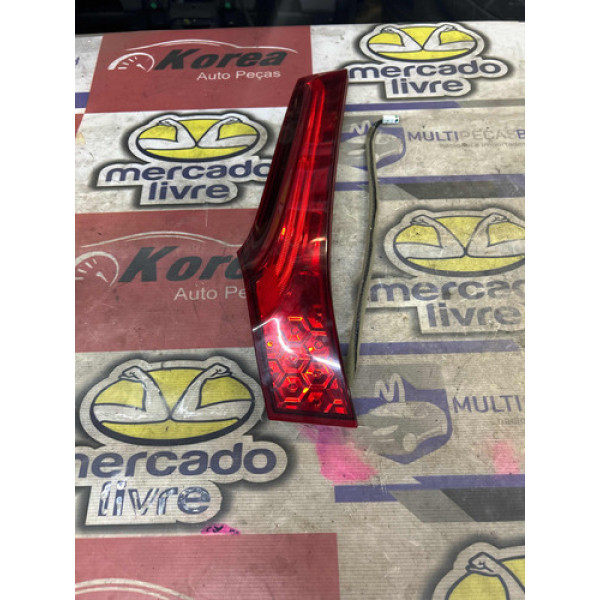 Lanterna Tampa Traseira Esquerda Led Honda Fit 2014 / 2021 Esquerdo/motorista Vermelho