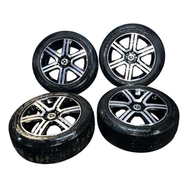 Jogo Rodas 19 C/ Pneus Mercedes Glc 220 D Prateado