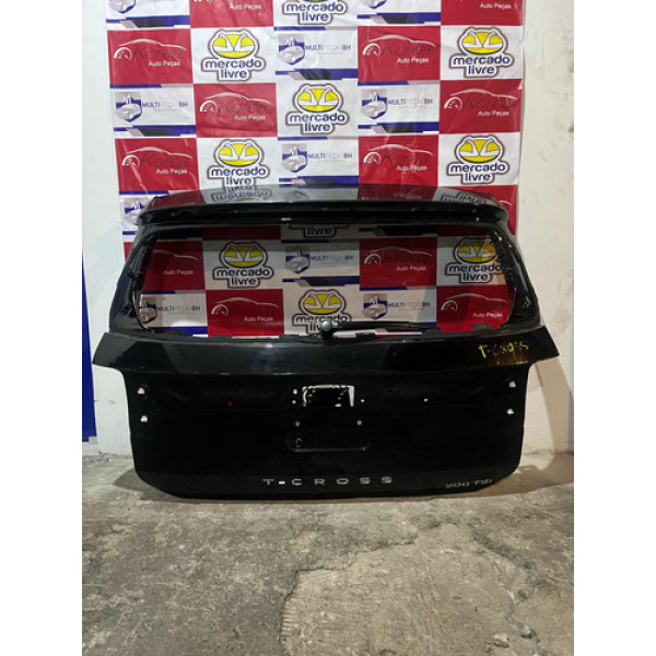 Tampa Traseira Vw T Cross 2020 Preto