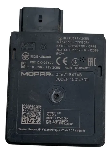 Módulo Ponto Cego Traseiro (04672847ab) Jeep Compass 22/25
