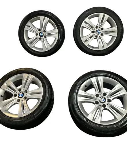 Jogo De Rodas 17 C/ Pneus Bmw 320 2013/2018 Prateado