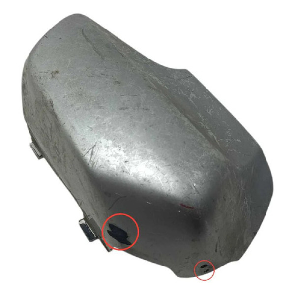 Carenagem Tampa Suspensão Direita Honda Biz 100 98/05 Origin Prateado