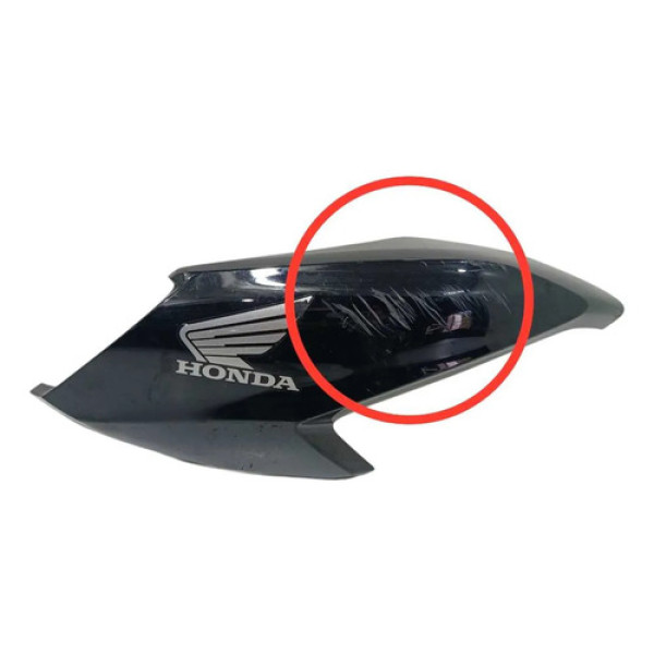 Carenagem Aba Tanque Esquerda Honda Cg 160 22/23 Original Preto