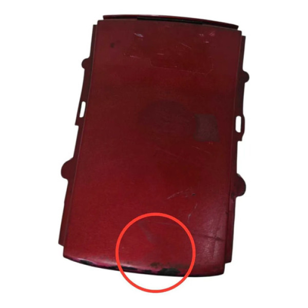 Carenagem Rabeta Central Honda Cbx 250 06/08 Original Bordô