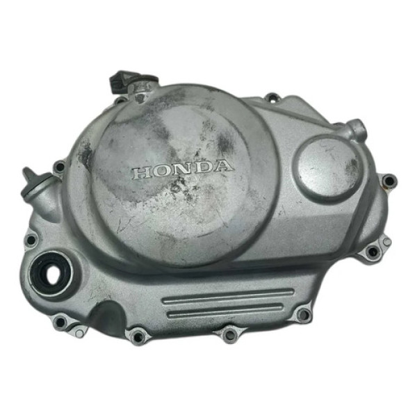 Tampa Embreagem Honda Cg 125 Fan Ks 09/13 Original Prateado