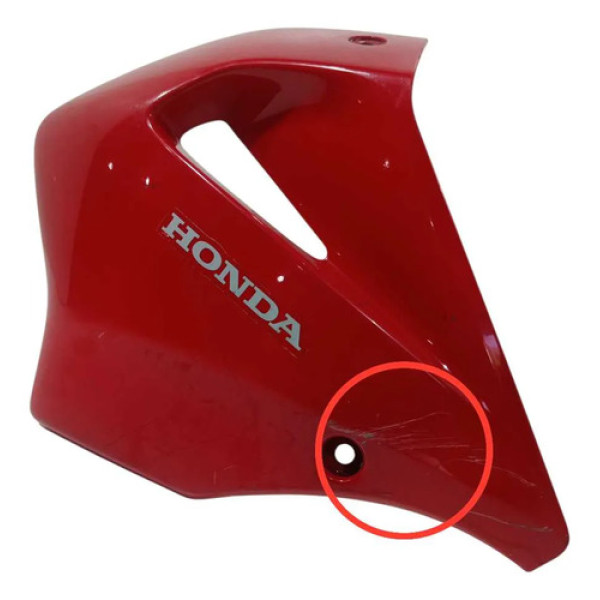 Carenagem Aba Tanque Esquerda Honda Cbx 250 Twister 01/05 Or Vermelho