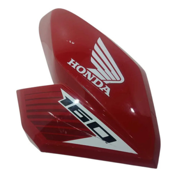 Carenagem Aba Tanque Esq Honda Cg 160 Titan 16/19 Original Vermelho