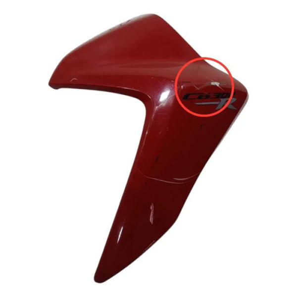 Carenagem Aba Tanque Lateral Esq Honda Cb300r 13/15 Original Vermelho