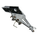 Bacalhau Direito Honda Cbx 250 01/08 Original Prateado