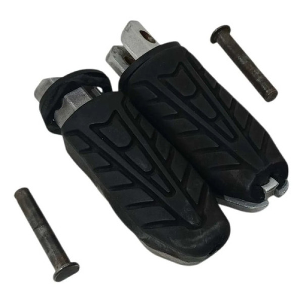 Pedaleiras Traseira Par Honda Cg 160 Fan 16/24 Original