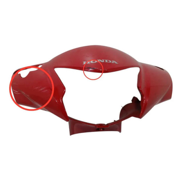 Carenagem Farol Honda Biz 125 20/22 Original Vermelho