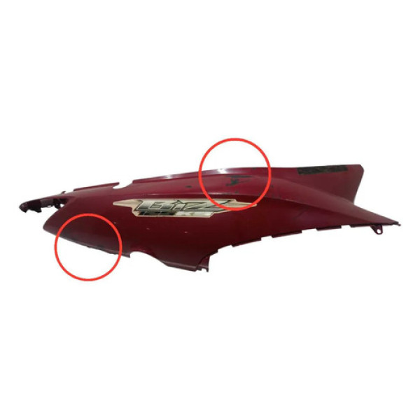 Carenagem Traseira Direita Honda Biz 125 05/10 Original Vermelho