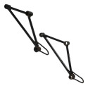 Suporte Pedaleira Traseiro Kasisnki Mirage 150 Original  Preto