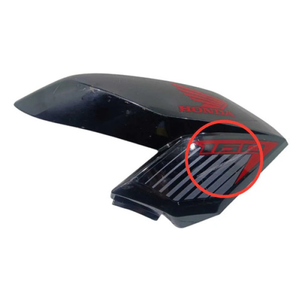 Carenagem Aba Tanque Direita Honda Cg 160 Fan 16/21 Original Preto