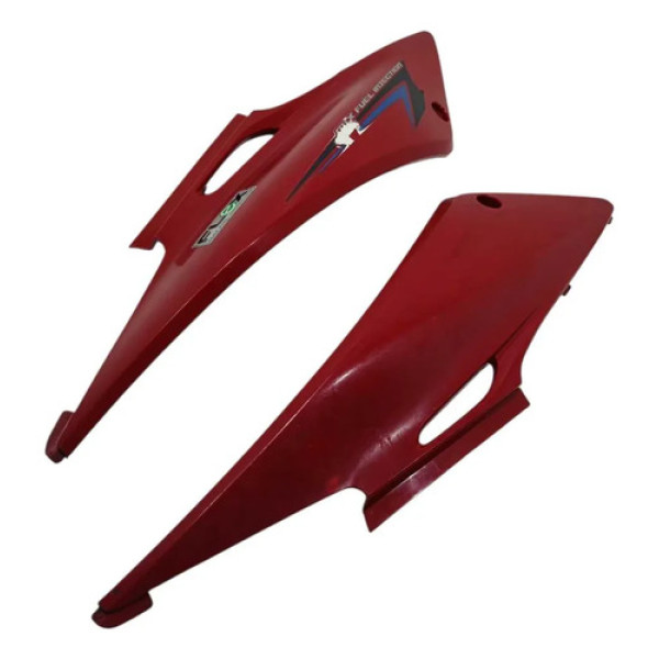 Carenagem Lateral Par Honda Nxr 150 Bros 09/13 Original Vermelho
