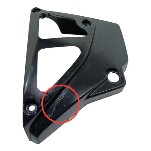 Carenagem Inf Lateral Esq Honda Cg 150 04/08 Original Preto