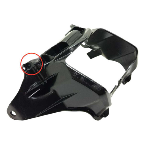 Carenagem Supor Farol Honda Nxr 125 03/05 Origonal C/avaria Preto