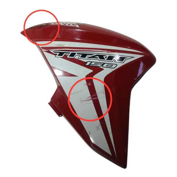 Carenagem Aba Tanque Direita Honda Cg 150 2014 Original Vermelho