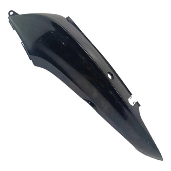 Carenagem Lateral Traseira Esquerda Honda Biz 125 11/17 Orig Preto
